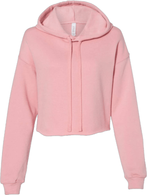 Bella + Canvas Women's Cropped Fleece Hoodie