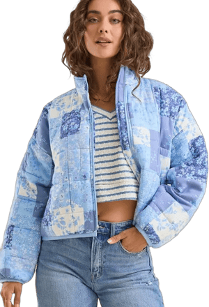 Altar'd State Kelly Patchwork Quilted Jacket