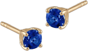 Kyle Cavan Sapphire Stud Earring in Cavan Gold