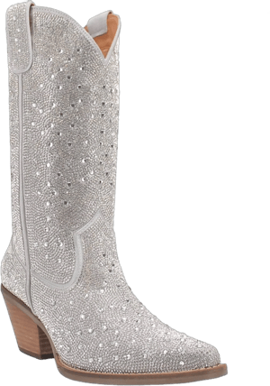 Dingo Women's Silver Dollar Rhinestone Western Boots