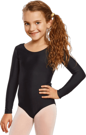 Leveret Girls' Long Sleeve Leotard