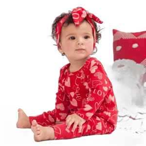 Baby Girl Valentine's Romper