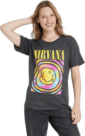 Nirvana Graphic Short Sleeve T-Shirt