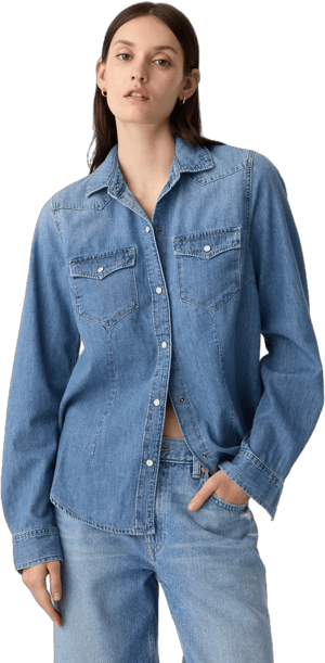 Gap Women's Fitted Western Shirt