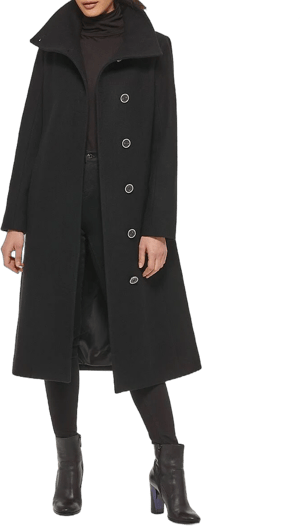 Kenneth Cole Women's Wool-Blend Coat