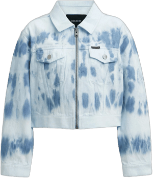 Coach Women's Acid Wash Denim Jacket