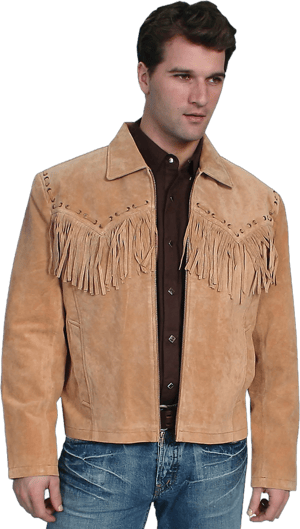 Scully Men's Leather Fringe Jacket