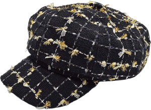 Gatsby Plaid Classic Retro Tweed Newsboy Cap