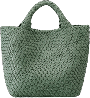 Retro Handmade Vegan Leather Tote Bag