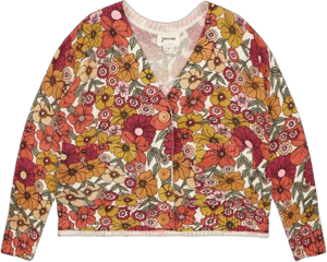 Kirk Vintage Floral Print Cardigan