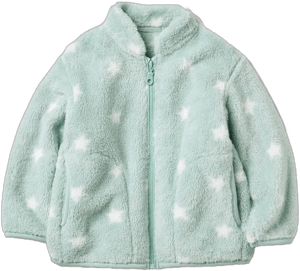 UNIQLO Baby Fluffy Yarn Fleece Full-Zip Jacket