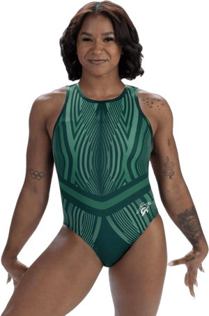 GK Elite Jordan Chiles Confidence Tank Leotard