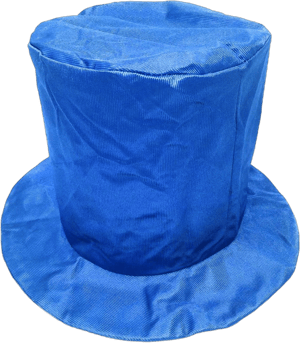 Adult Child SeasonsTrading Shiny Blue Top Hat Fun New Year's