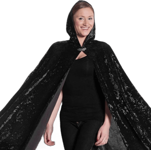 Fairy Finery Crushed Velvet Hooded Cape