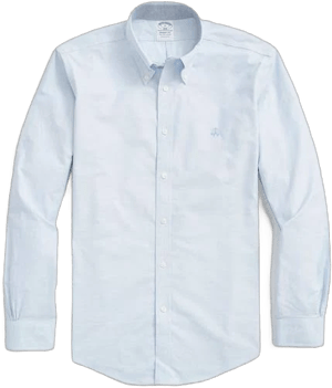 Brooks Brothers Men's Stretch Non-Iron Oxford Button-Down Collar Sport Shirt