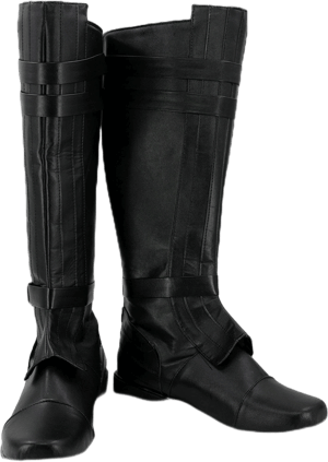 Helltaker Men's Anakin Skywalkeri Cosplay Long Boots