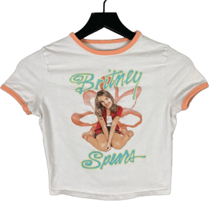 Britney Spears Women's Cropped Graphic Tee