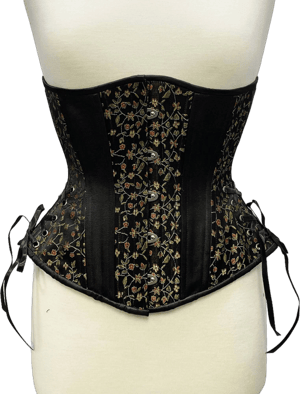 Floral Brocade Hourglass Corset