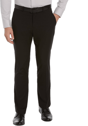 Perry Ellis Men's Slim Fit Stretch Active Waistband Dress Pants