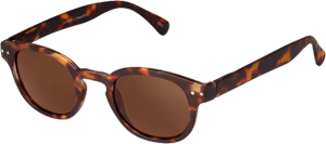 Retro Circle Tortoiseshell Sunglasses