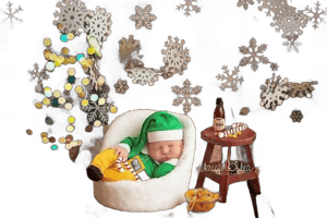 Green Elf set Newborn