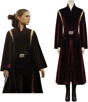 Star Wars Padme Amidala Cosplay Costume Outfits Halloween Fancy Dress