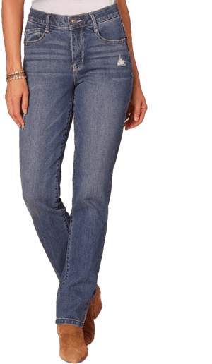 Democracy Women's Ab Solution High Rise Straight Leg