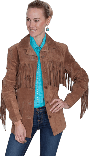 Scully Fringe Jacket Womens