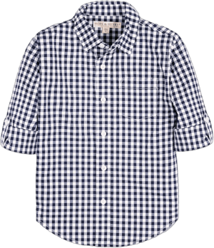 Hope & Henry Boys' Long Sleeve Stretch Poplin Button Down Shirt