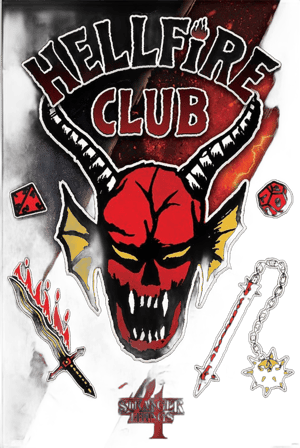 Stranger Things Hellfire Club Poster