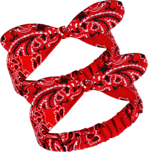 Adjustable Knot Retro Print Bandana Headband