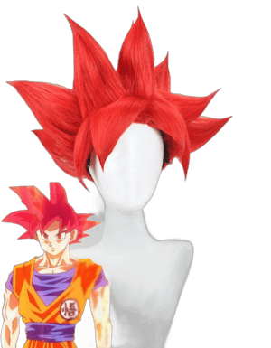 Dragon Ball Super Son Goku Kakarotto Super Saiyan God Wig