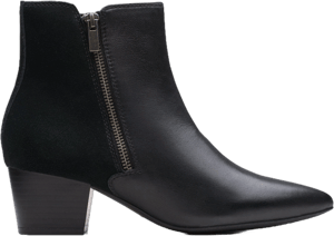 Clarks Women's Ellanie Vibe Leather Ankle Boots