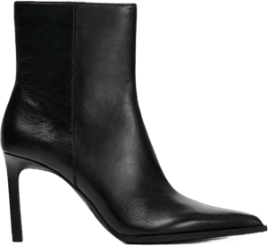 Zara Women's Stiletto Leather Ankle Boots