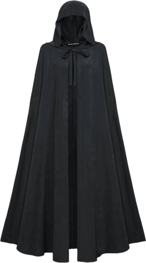 Scarlet Darkness Women's Renaissance Hooded Cape