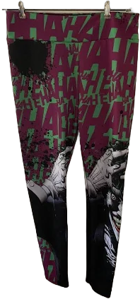 L The Joker Hahaha Leggings Batman Cartoon Dc Comics Villain Undergirl