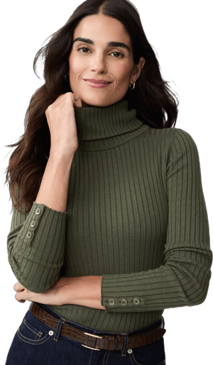 J.McLaughlin Women's Arlette Turtleneck Top