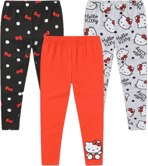 Hello Kitty Sanrio Girls 3-Pack Leggings