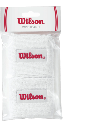 WILSON Super Absorbent Wrist Bands (2 Pack)