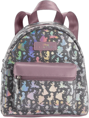 Disney Princess Iridescent Holographic Foil Mini Backpack