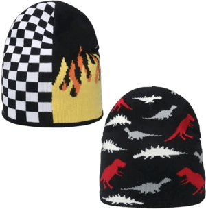 Customized Two Layer Reversible Knitted Beanie