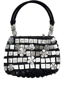 00s Beaded Mini Shoulder Bag