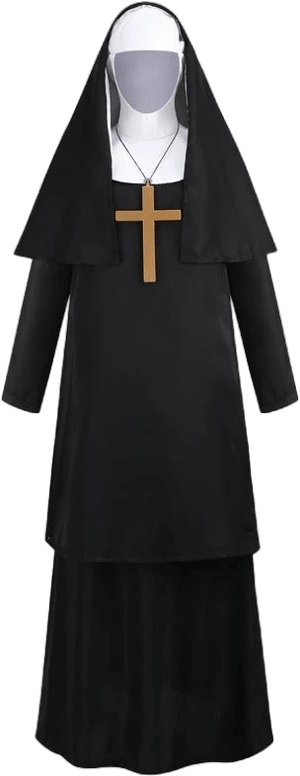 Women's Traditional Nun Costume Set