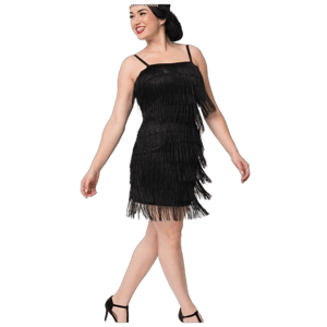 Unique Vintage 1920s Flapper Dress