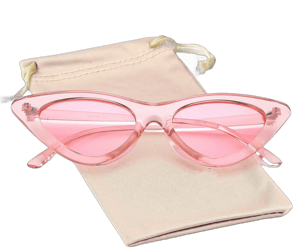 Women's Retro Vintage Cat Eye Narrow Sunglasses