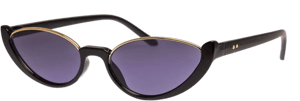 A.J. Morgan Women's Vintage Inspired Half-rim Cat-Eye Sunglasses