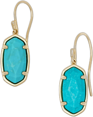 Women Kendra Scott Lee Drop Earrings in 18K Gold Vermeil