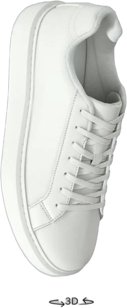 Zara Men's Chunky Leather Sneakers