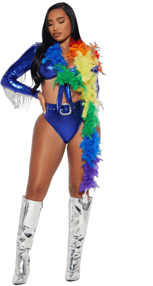 Fashion Nova Women's Feather BOA Costume Accessory