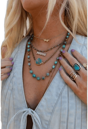 Turquoise Cascade Necklace